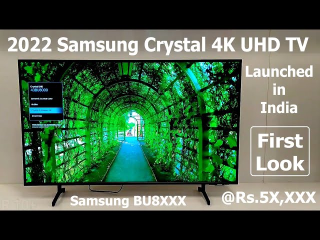 2022 Samsung Crystal 4K UHD TV ⚡Launched in India 🔥First Look 🔥#SamsngBU8000 #SamsungBU8570 #BU8000