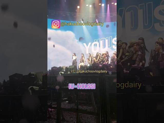 IU ( 아이유 ) - 'HOLSSI (Rock Vers.) | IU HER WORLD TOUR JAKARTA DAY 1 #shorts #iu #holssi