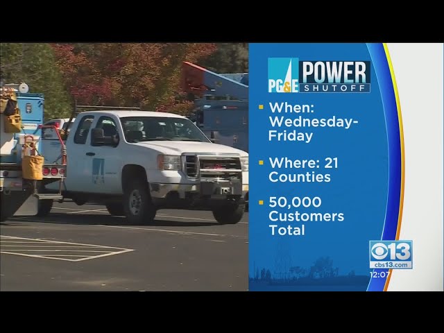 More PG&E Power Shutoffs Possible Later This Week