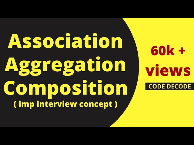 Association(HAS-A) Aggregation And Composition in Java [MOST COMMONLY ASKED INTERVIEW QUESTION]