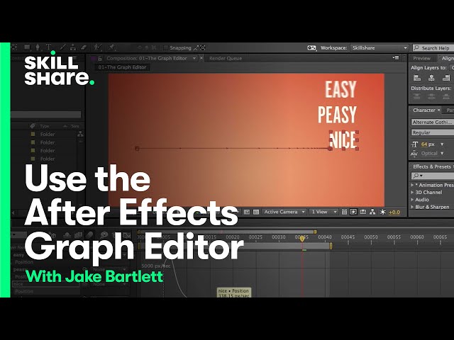How To Use the Graph Editor After Effects