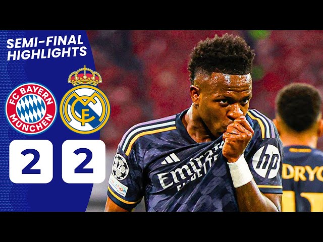 Bayern Munich vs Real Madrid (2-2) | All Goals & Highlights | UEFA Champions League