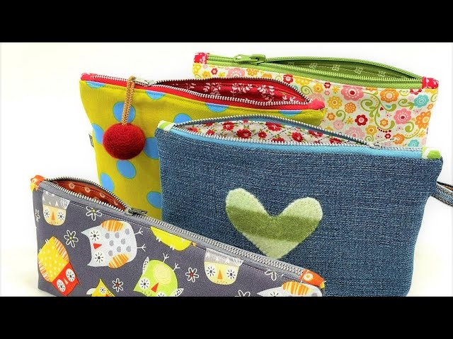 How To Make a Simple Zipper Pouch | Beginner Sewing Tutorial