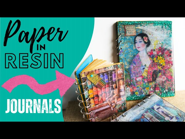 More Paper in Resin Experiments! Resin Journals + Istoyo Resin Mixer