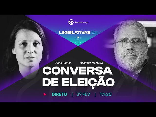 Conversa de Eleição: Diana Ramos e Henrique Monteiro em direto esta terça às 17h30
