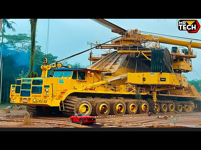 Extreme Dangerous Transport Skill Operations Oversize Truck, Biggest Heavy Equipment Machines #3