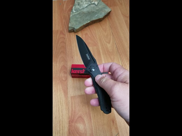KERSHAW NATRIX BLACK FRAMELOCK ASSISTED OPEN BLACK G10 FOLDING KNIFE 7007BLK