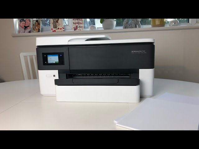 HP OfficeJet Pro 7720 Setup and Guide, installation, Wireless All-In-One Printing, A3, A4 Paper.