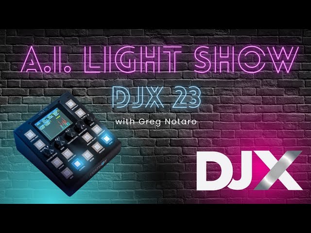 A.I. Light Show Booth | DJX 2023 | DJ Expo | Level Up Your Lighting