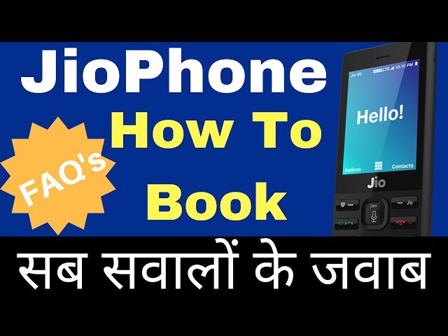 JIO 4G PHONE - HOW TO BOOK | Hotspot, WhatsApp Support? | Specifications & FAQs