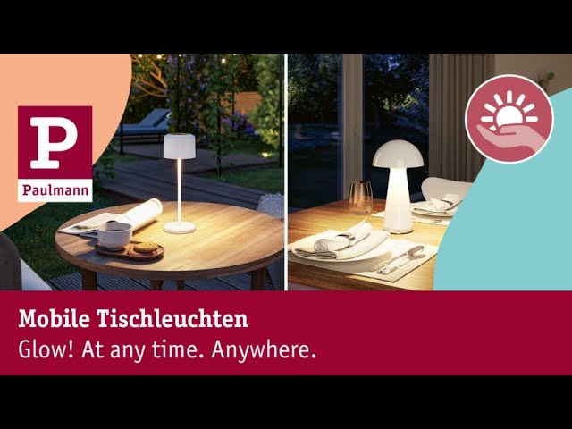 Mobile Tischleuchten - Glow! At any time. Anywhere