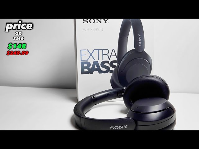"Unboxing and Review: Sony WH-XB910N EXTRA BASS Noise Canceling Headphones | Wireless Audio Bliss!"