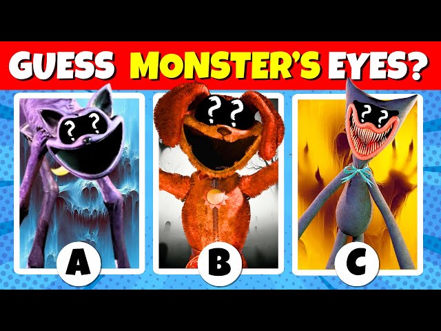 Guess Dogday Eyes + EMOJI | Poppy Playtime Chapter 3 Character And Smiling Critters Catnap Monster