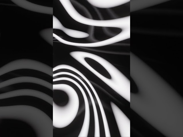 Abstract Background Video 4k VJ LOOP NEON Black White Metallic Tunnel Calm Screensaver Visual ASMR