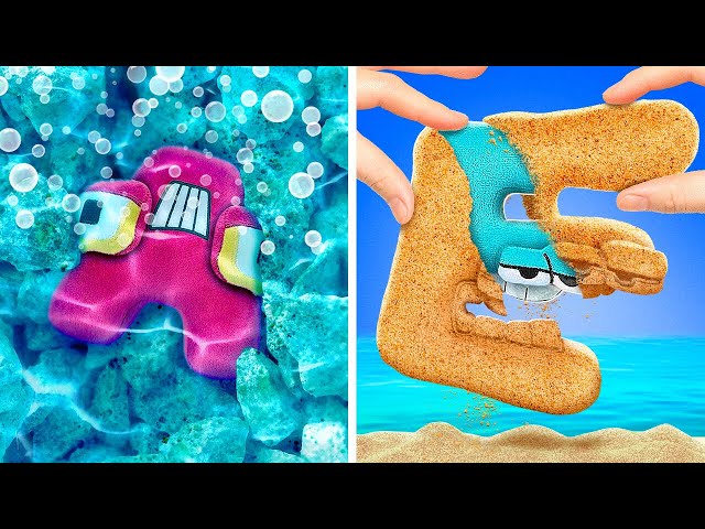 Alphabet Lore versteckt sich im Sand! | Die besten Sommer-Gadgets für Sie!