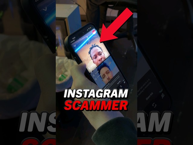 Calling a slimy IG Scammer