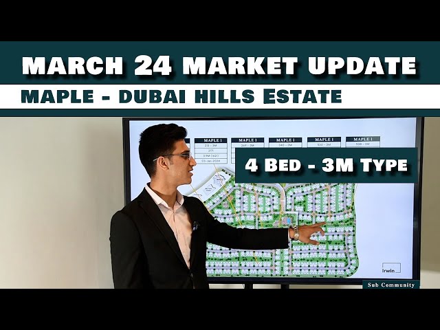 March 2024 - 4 Bedroom Maple Market Update, 3M Type - Dubai Hills Estate