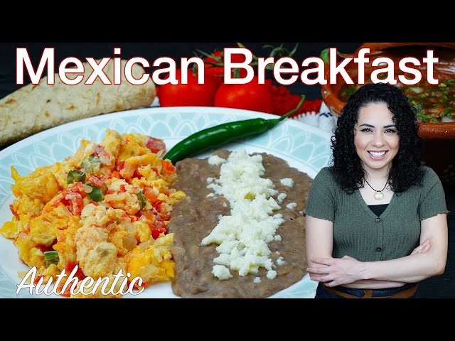 Huevos A LA MEXICANA | MEXICAN BREAKFAST | Villa Cocina