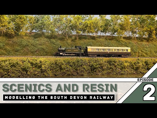 Building a model railway - Scenics and Resin - Ep 2 Modelling the South Devon Railway