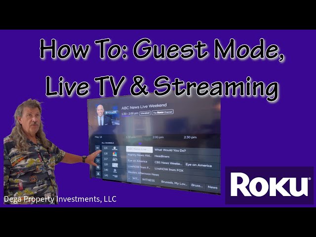 VRBO Host shares with you the operation of the ROKU TV's in his vaction homes.