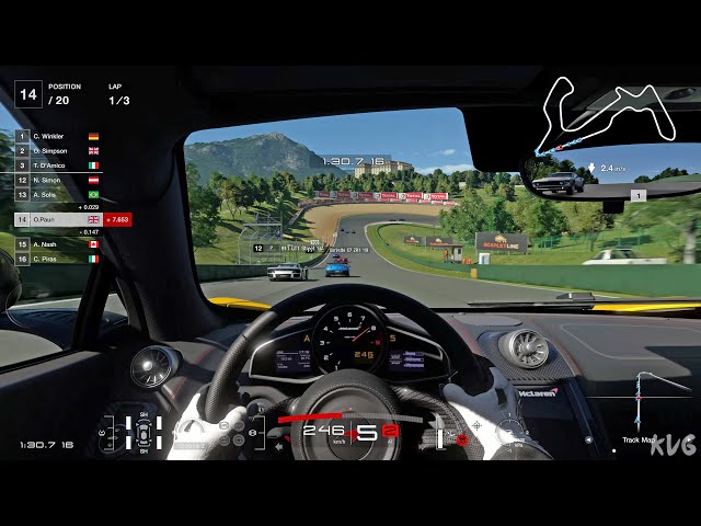 Gran Turismo 7 - McLaren 650S 2014 - Cockpit View Gameplay (PS5 UHD) [4K60FPS]