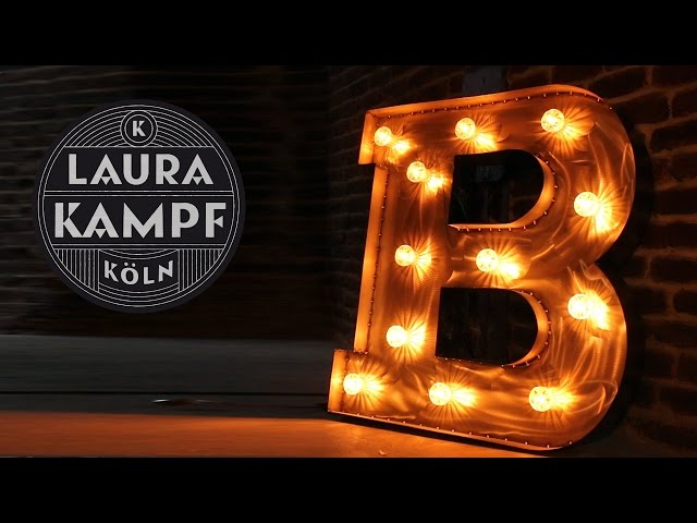Laura´s Giant Steel Letters