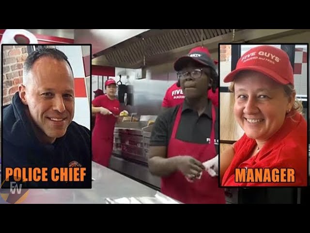 Five Guys Employee Berates Cops, Owner Makes His Position Known