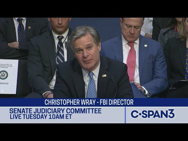 FBI Director Christopher Wray Testifies on January 6th U.S. Capitol Attack