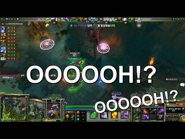 Dota2 - TI3 Grand finals : Finest moments from the Korean casters.