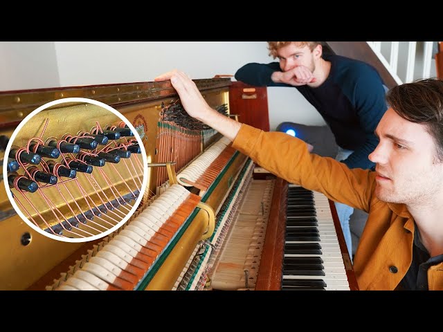 I Put GUITAR Strings on my Piano then Hired a Piano Tech to Come Fix it