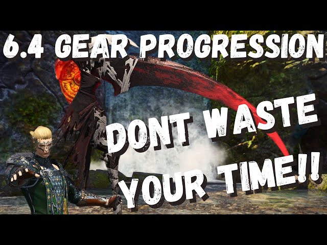 FFXIV 6.4 Update to Level 90 Gear Progression Guide || End Game || ENDWALKER || Gear up Faster!