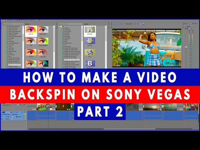 HOW TO MAKE A VIDEO BACKSPIN ON SONY VEGAS 2023