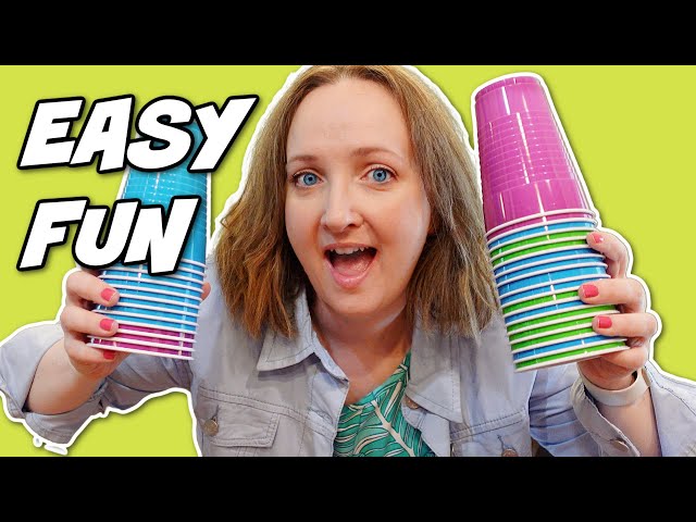 10 EASY INDOOR Games With CUPS | GAMES For ALL AGES