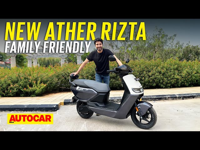 Ather Rizta - Ather goes mainstream | Price, specs, smart helmet | Walkaround | @autocarindia1
