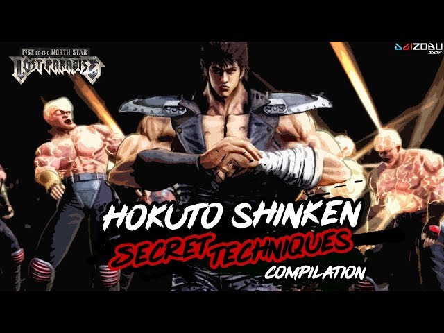 Fist of the North Star Lost Paradise - All Secret Techniques Compilation (The Successor Trophy)