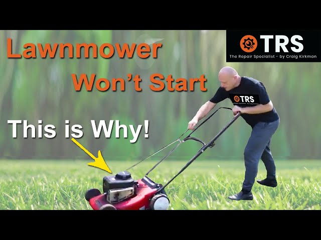 Lawn Mower Will Not Start? -This is Probably Why!  'Simple Fixes'