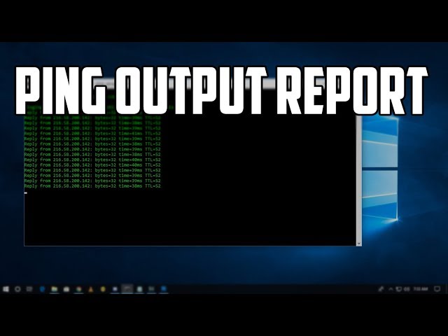 How To Save Ping Output Report in notepad Automatically