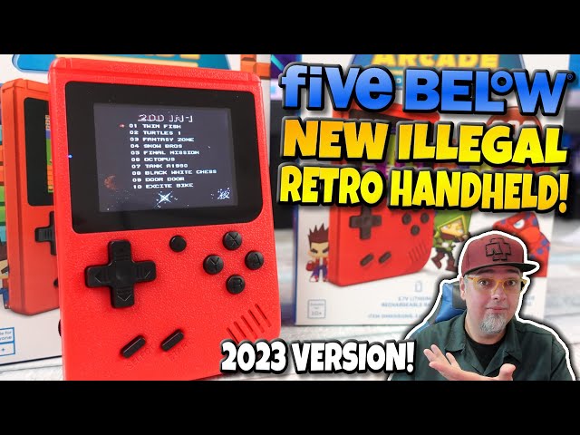The Illegal Five Below RETRO Handheld Has A NEW Version For 2023!