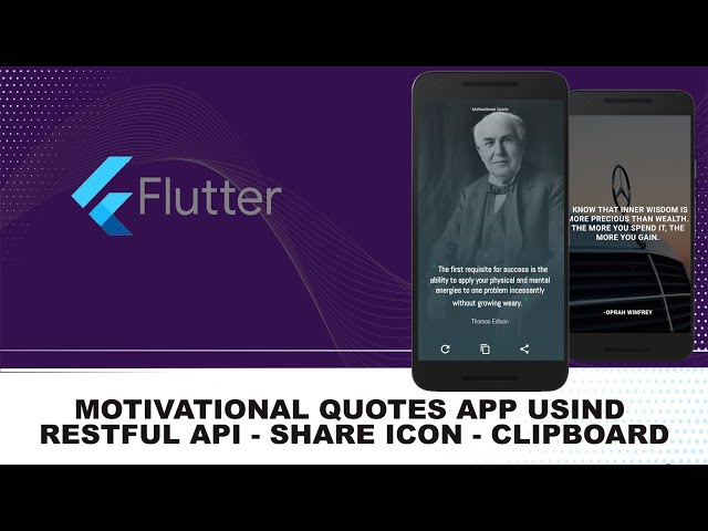 Flutter Tutorial | Motivational Quote App | Beginner to Advance Dart | Restful API | Share | Speed-C