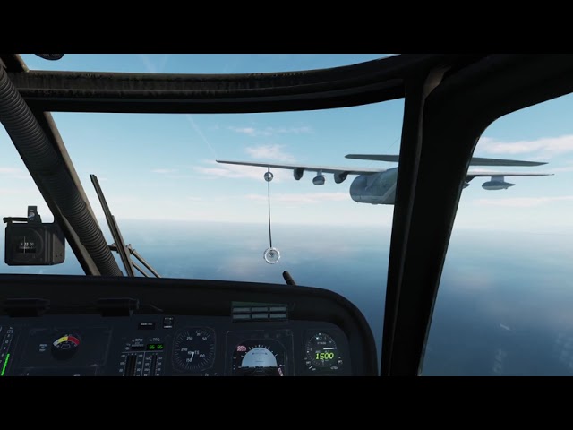 DCS UH-60L Mod First Attempt at Air-to-Air Refueling.