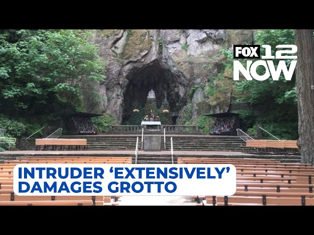 LIVE: Intruder causes ‘extensive damage’ to The Grotto