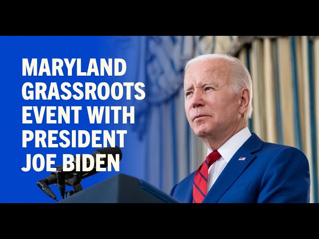 President Biden Gets Out The Vote in Maryland