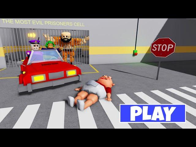 MUSCLE & OOMPA LOOMPA BARRY'S PRISON RUN - Walkthrough Full Gameplay #obby #roblox