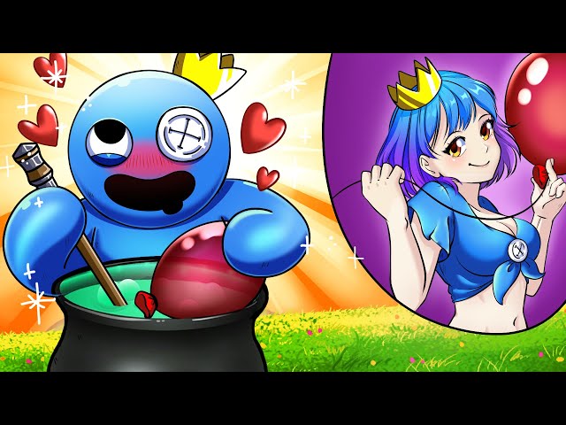 [Animation] Rainbow Friends Blue Brewing Cute Lover💕 | 🌈Rainbow Friends's Love Story | SLIME CAT