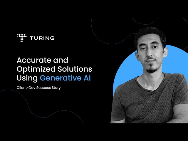 Driving Innovation in Generative AI: Turing's Data Science Expert from Turkey