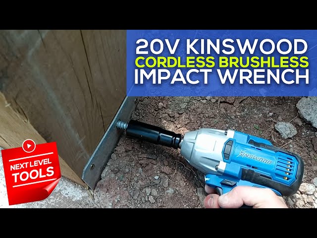 Cordless Impact Wrench for Lug Nuts - 20V Kinswood Impact Wrench - Great for Posts & Wheels