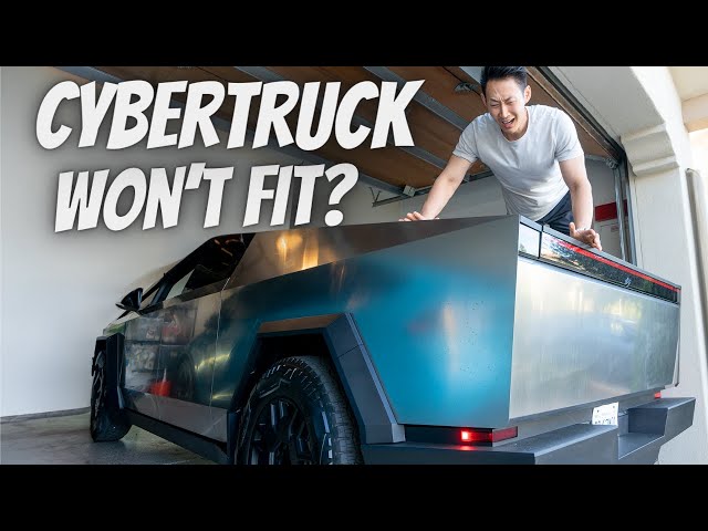 Is the Tesla Cybertruck too BIG for a Garage… (With a Tesla Model X?)