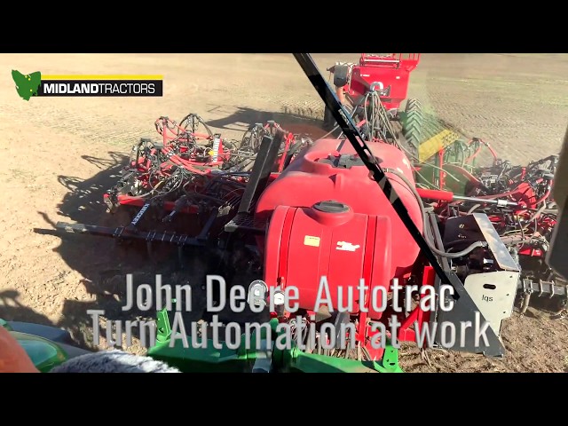 John Deere Autotrac Turn Automation at work
