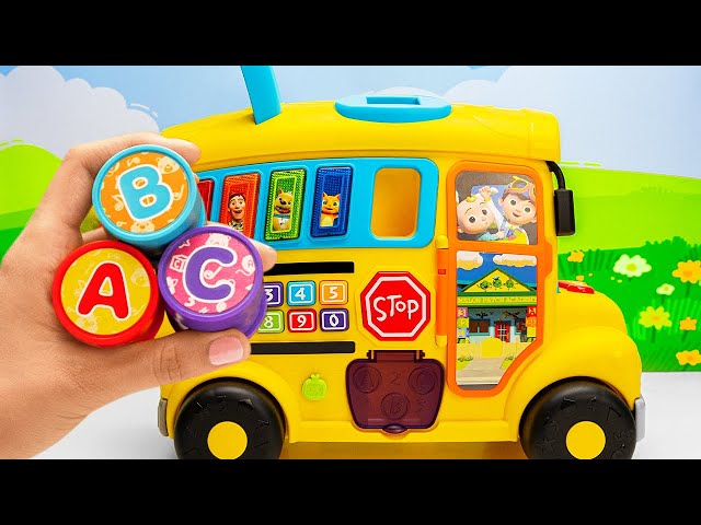 Fun Learning of ABCs and Numbers With Colorful Bus | Best Educational Video For Kids