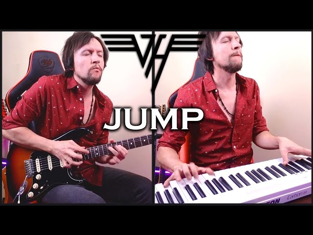 Van Halen -  Jump - Guitar & Keyboard Solo - Cover By Ignacio Torres (NDL)